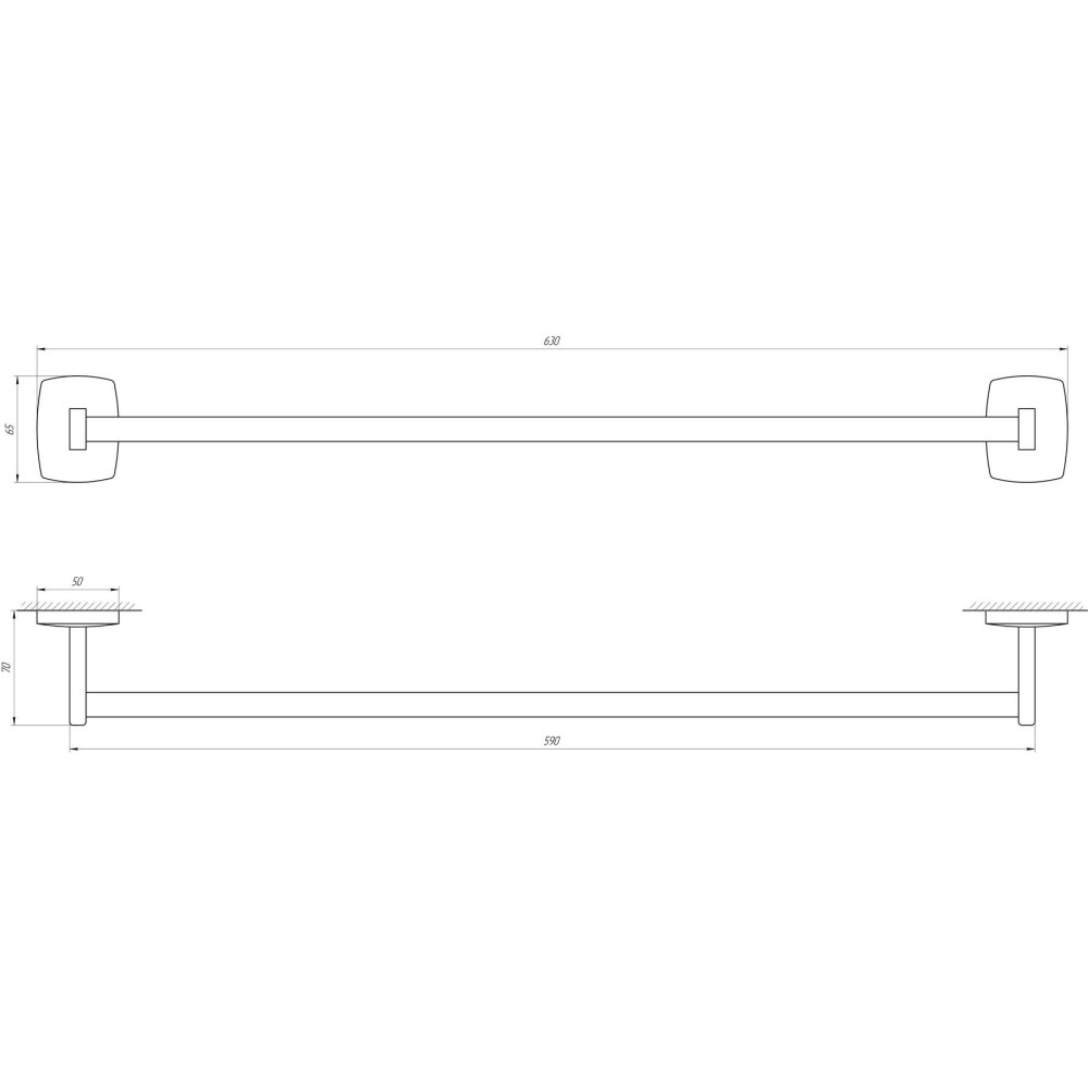 Тримач рушників Perfect Sanitary Appliances RM 1002-60