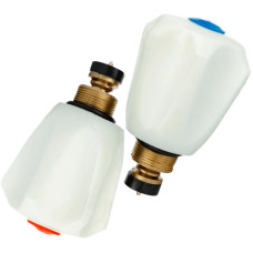 Комплект вентильних головок М18х1 латунний Б1395КМА