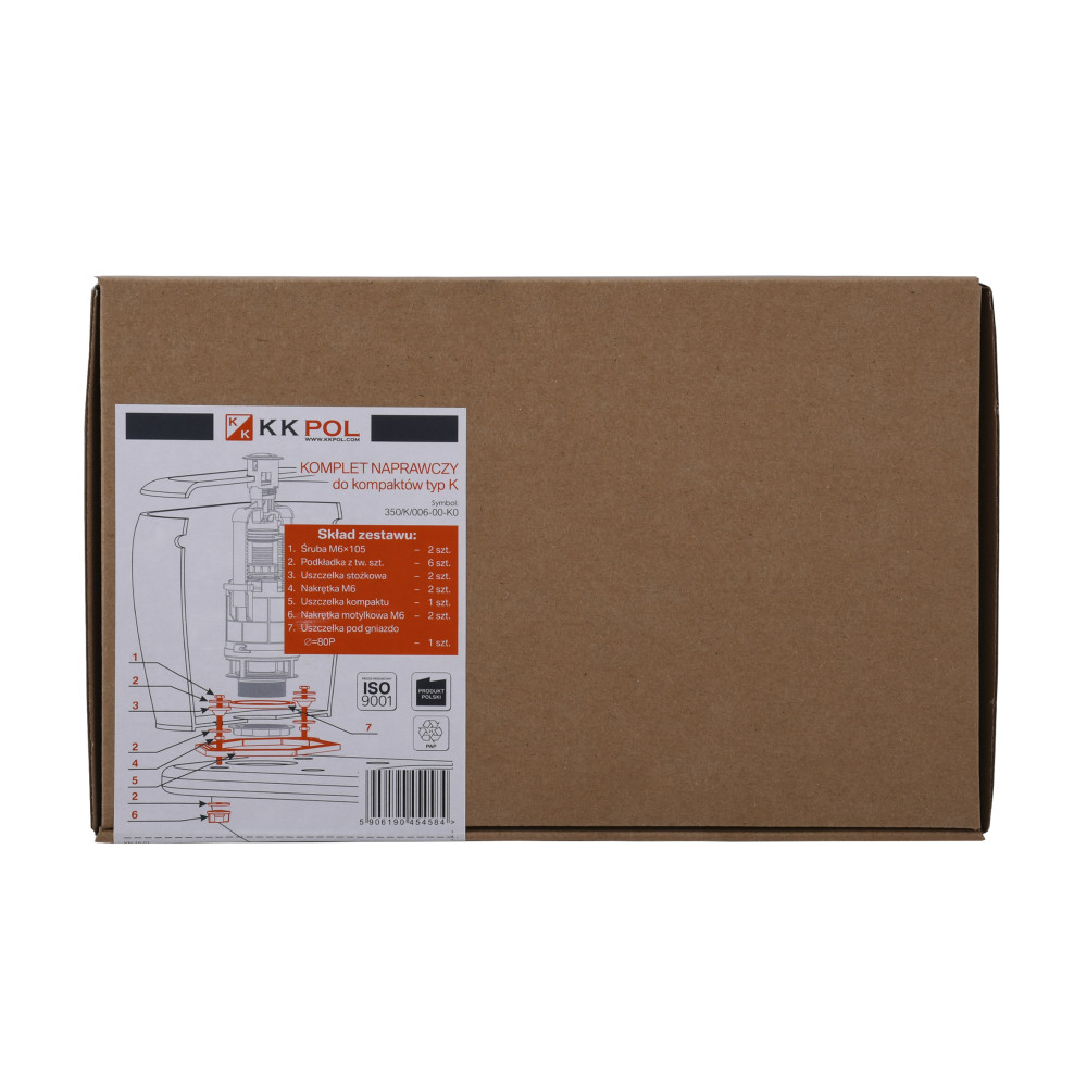Ремкомплект для компакта K.K.POL тип K, АКС/521(350/K/006-00-K0)