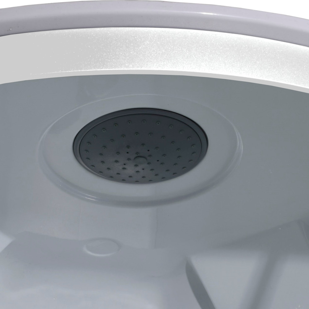 Душовий бокс півкруглий WISLOK L90FFW (L90W) BRAVO (3уп.)