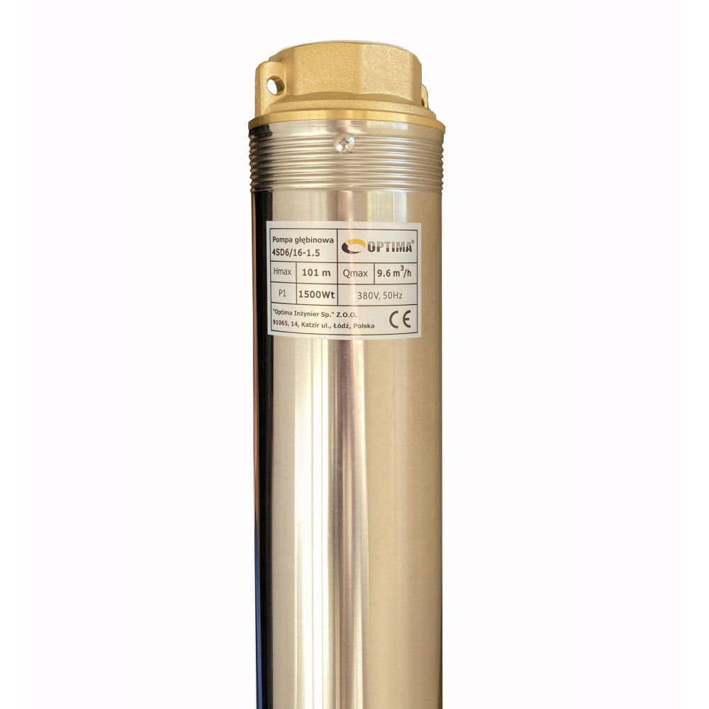 Насос свердловинний з підв. стійк. до піску OPTIMA 4SD 6/16 1,5 кВт 88м 3-фазний ( 1 частина )