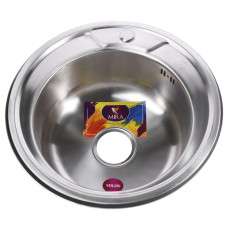 Мийка кухонна врiзна кругла 490х180 Matt MR 490 M Mira