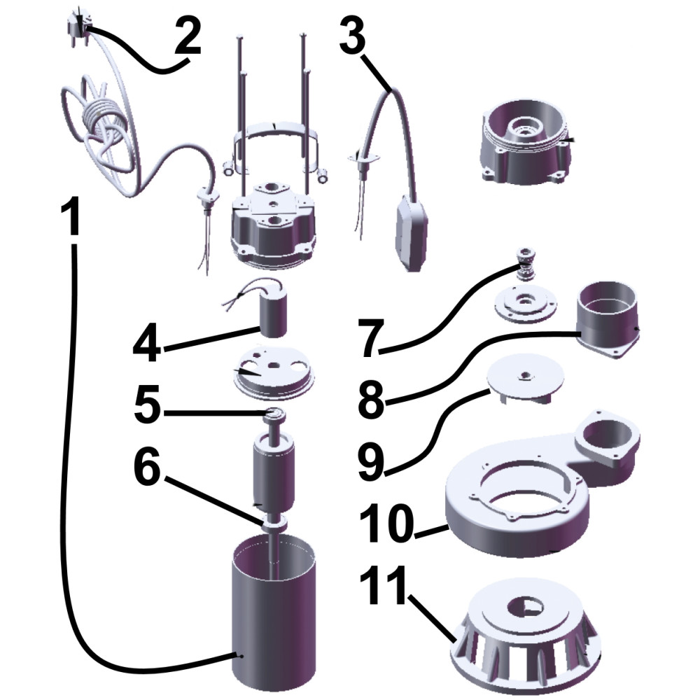 Насос фекальний  Optima V2500 2,5кВт