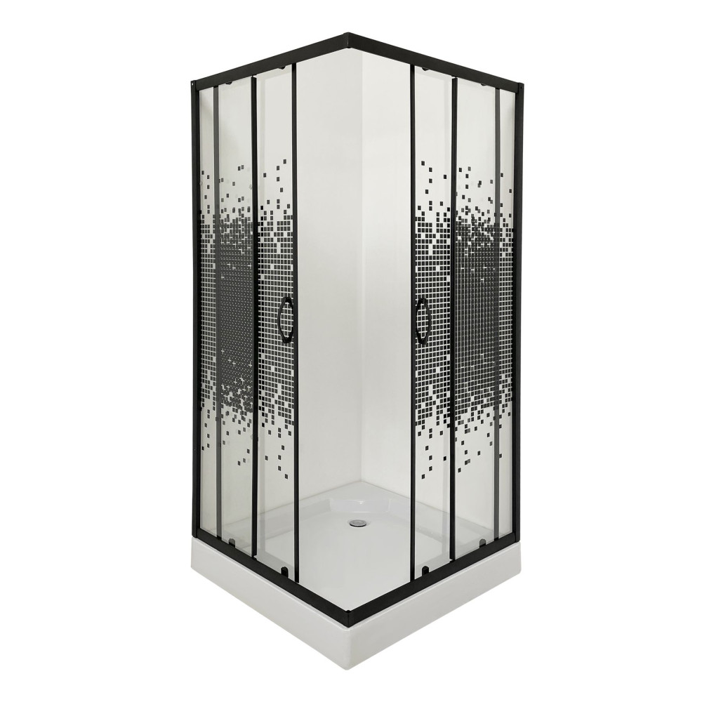 Душова кабіна квадратна NER L90TB.Mosaic (L90B.Mosaic) BRAVO (2уп.)