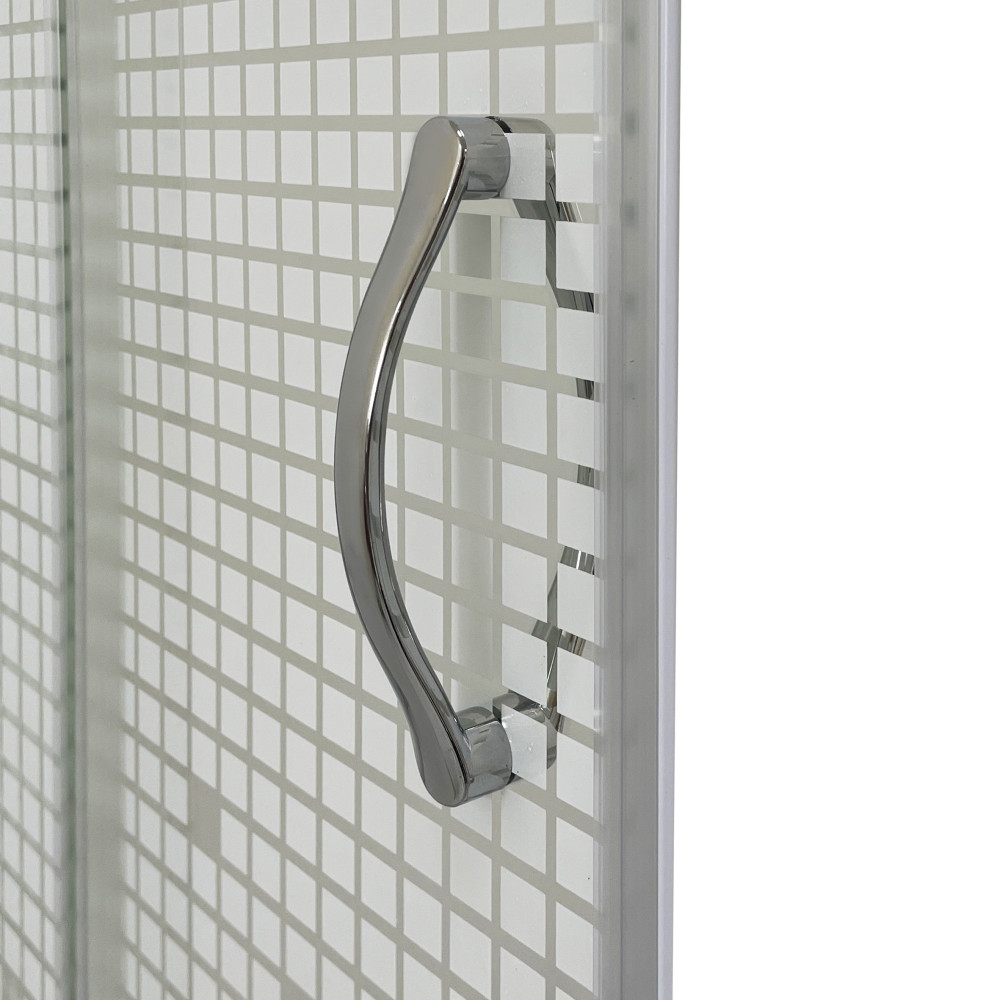 Душова кабіна півкругла WISLA L90TS.Mosaic (L90W.Mosaic) BRAVO (2уп.)