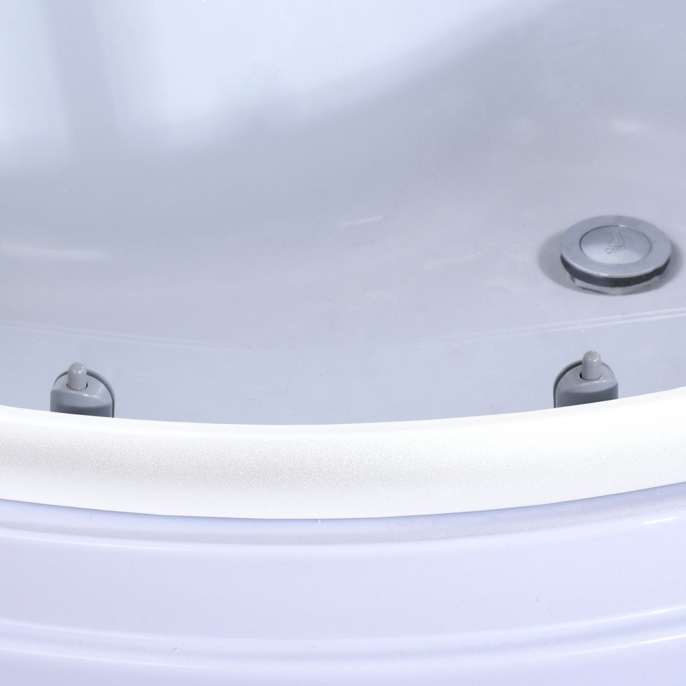 Душова кабіна півкругла WARTA H90TW (H90WT) BRAVO (2уп.)