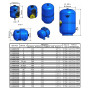 Гідроакумулятор з фіксованою мембраною  8л Zilmet HYDRO-PRO 10bar ( 11A0000800 )