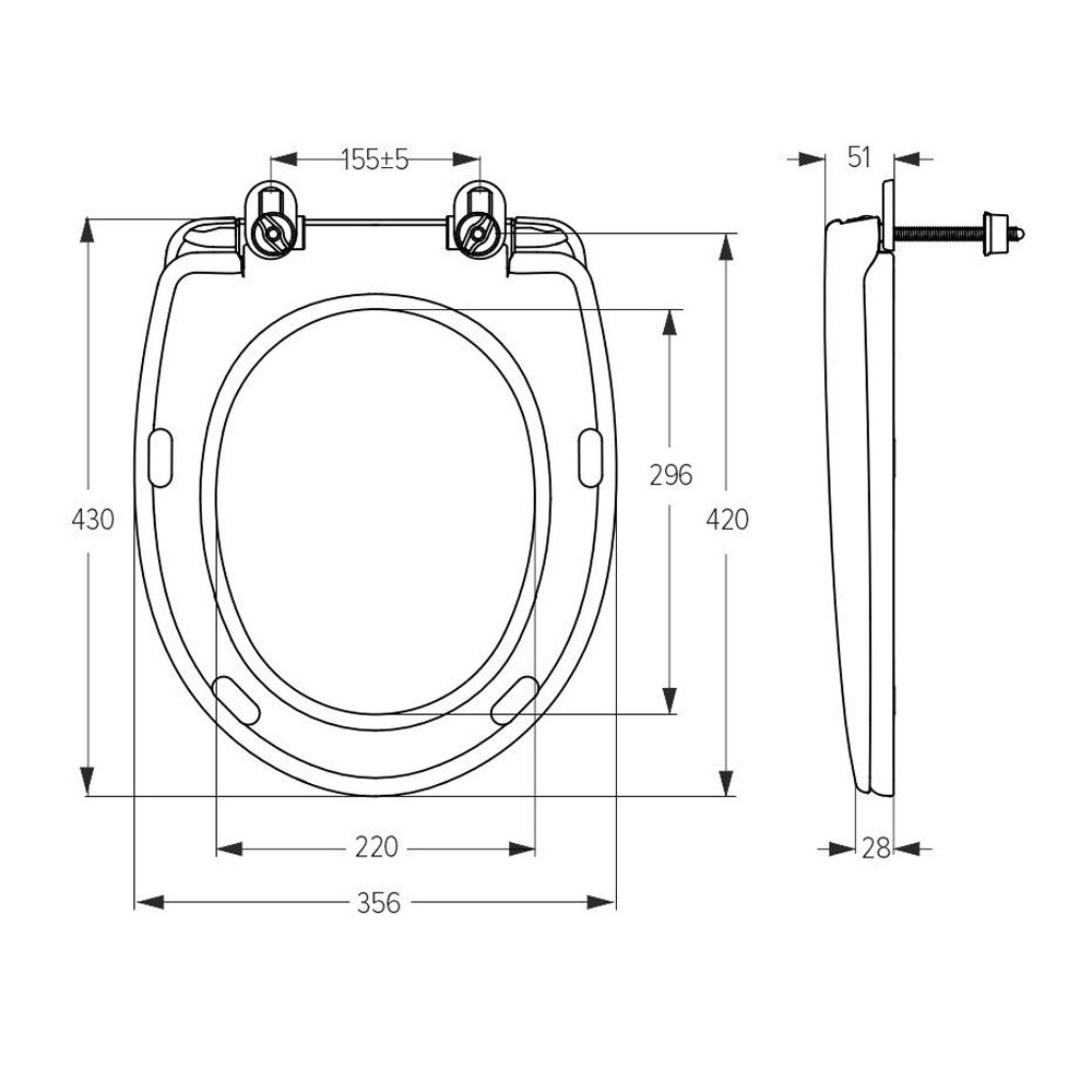 Сидіння для унітазу SoloPlast СП-8