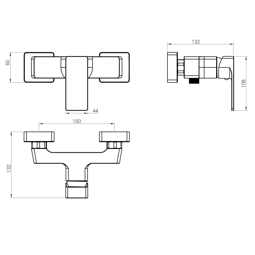 Змішувач для душу DOMINO Dionis DDD-105N
