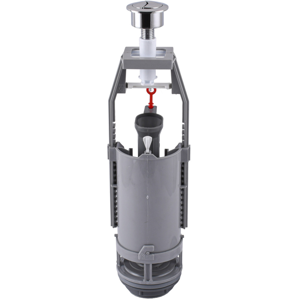 Комплект арматури для зливного бачка з нижнею подачею води  1/2 ″ та двома режимами зливу АБк2-10