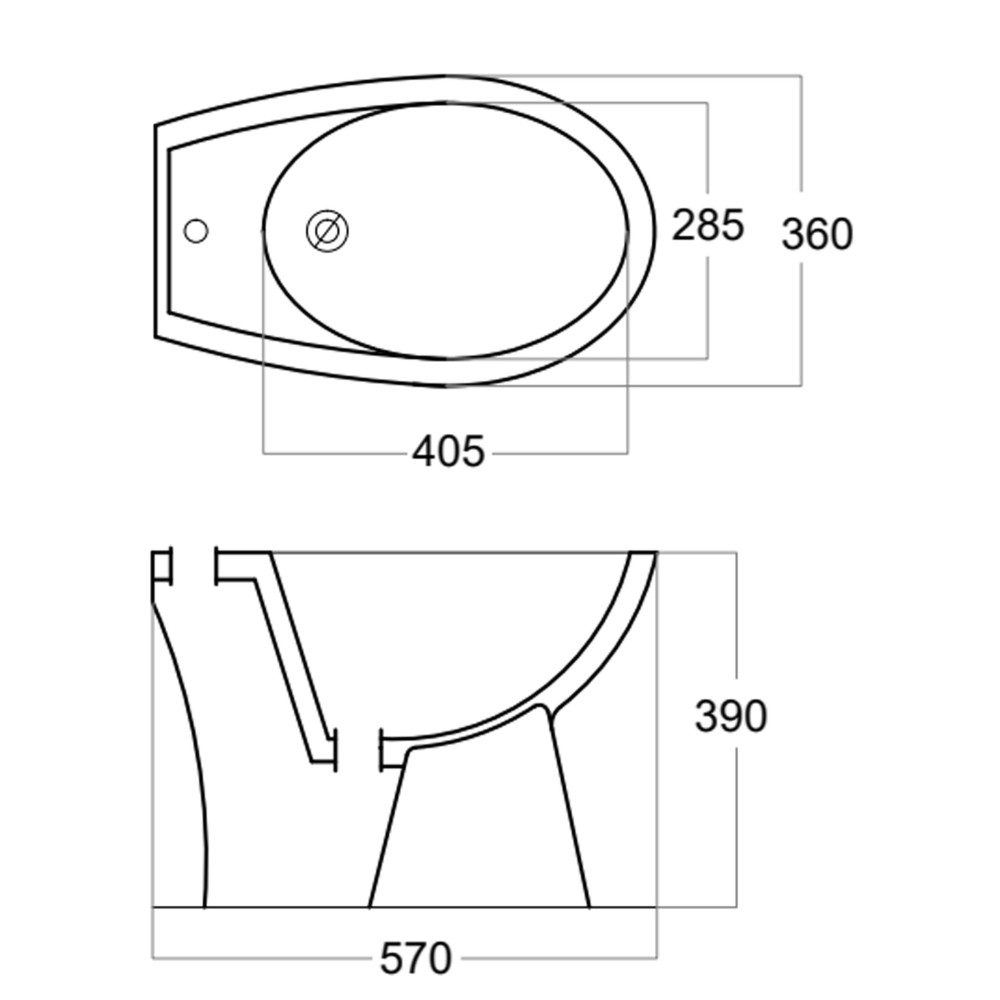 БІДЕ VERONA  SB-VER-OF