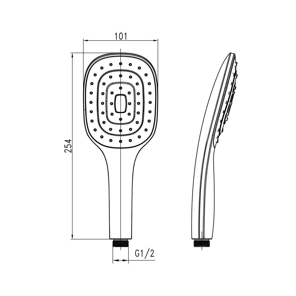 Душова лійка TOPAZ SARDINIA TP-200-BL