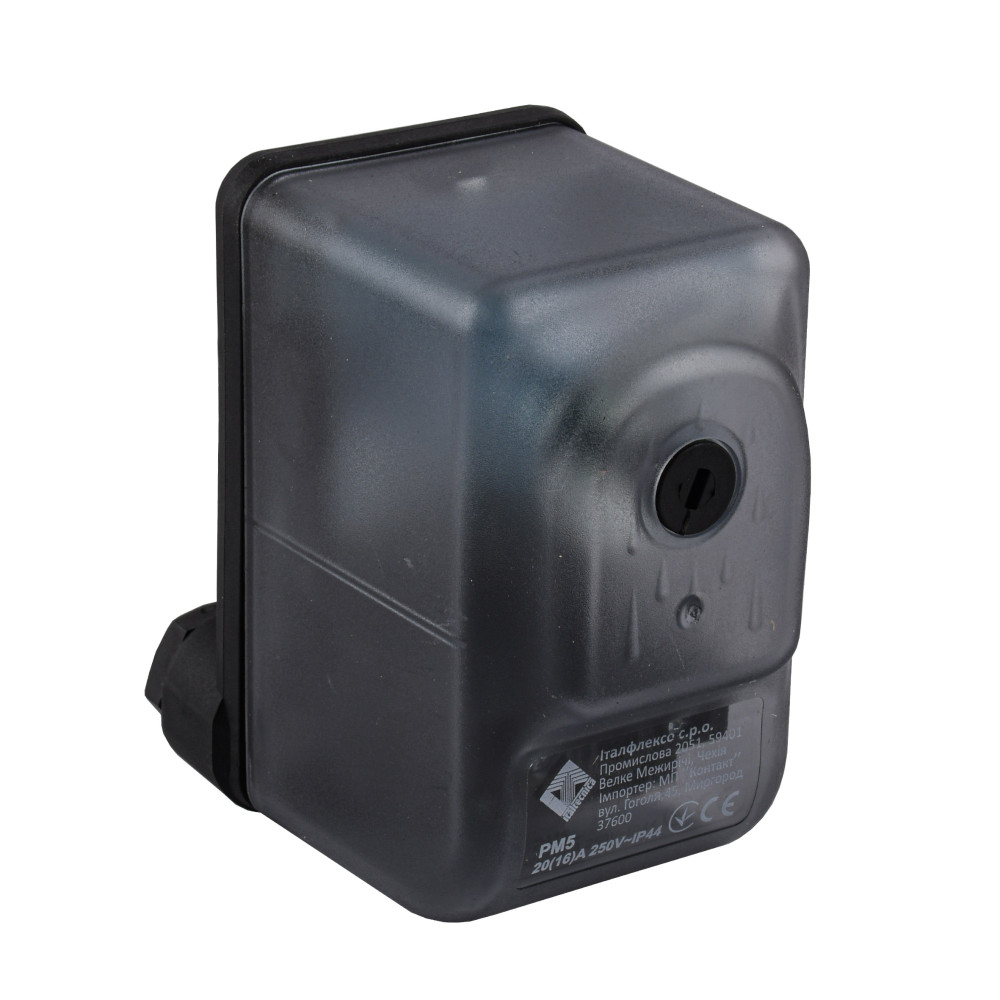 Реле тиску Italtecnica  PM-5 G-14R20SG прозорий корпус.  20А