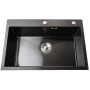 Мийка кухонна 3mm 680х450 Black 6845HB Mira