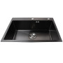 Мийка кухонна 3mm 680х450 Black 6845HB Mira