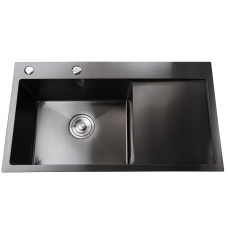 Мийка кухонна 3mm 780х430 Black 7843HB Mira