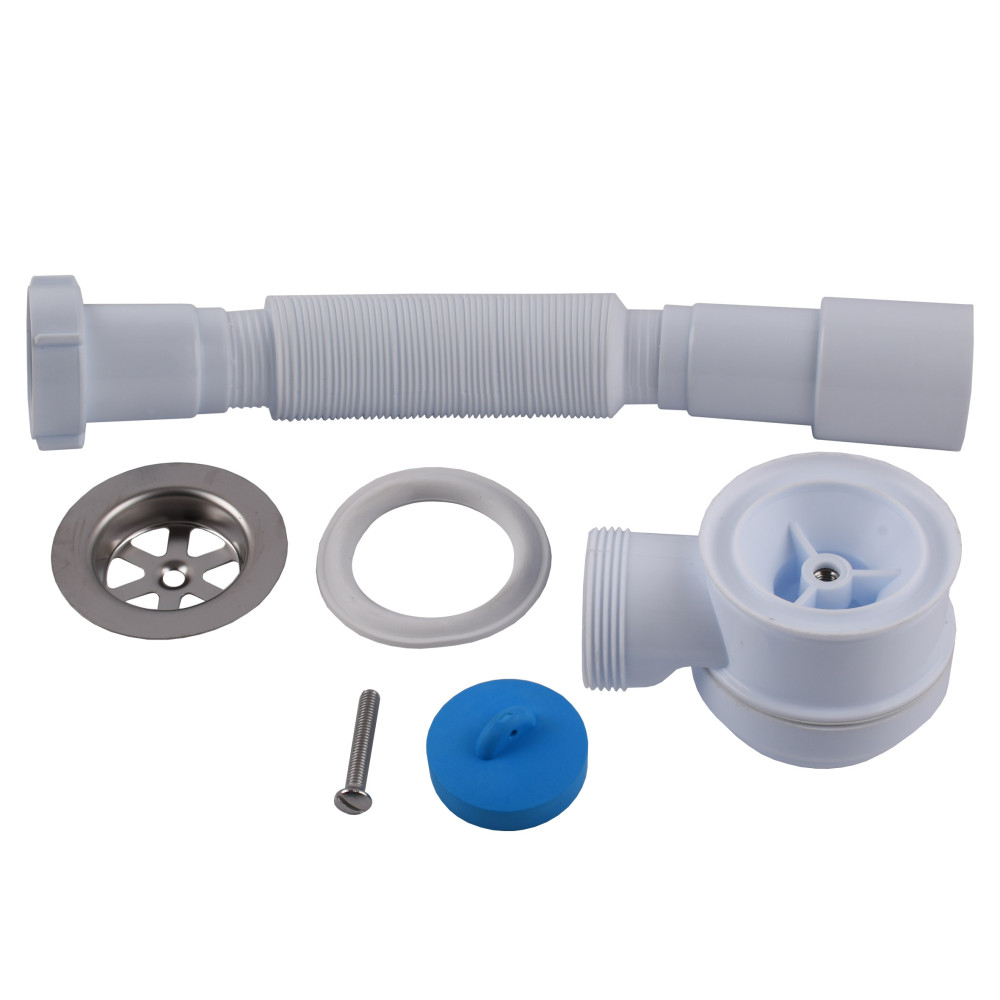 Сифон OPTIMUM низький пляшковий для душ.піддону з випуск 1 1/2″ та гофротрубою 40*40/50 OPTI 09033