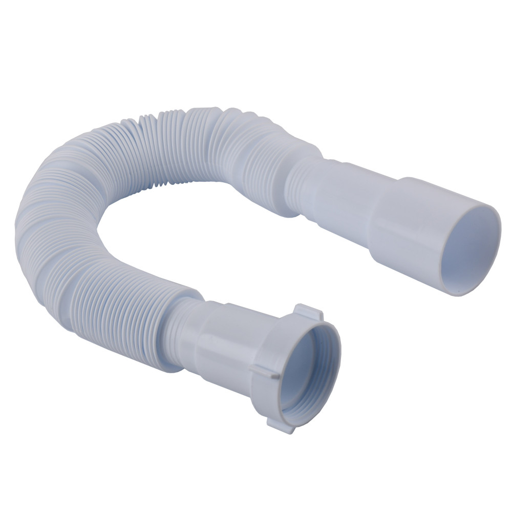 Гофротруба OPTIMUM з'єднувальна з накидною гайкою 1 1/2″*40/50 (460-1100мм) OPTI 00014