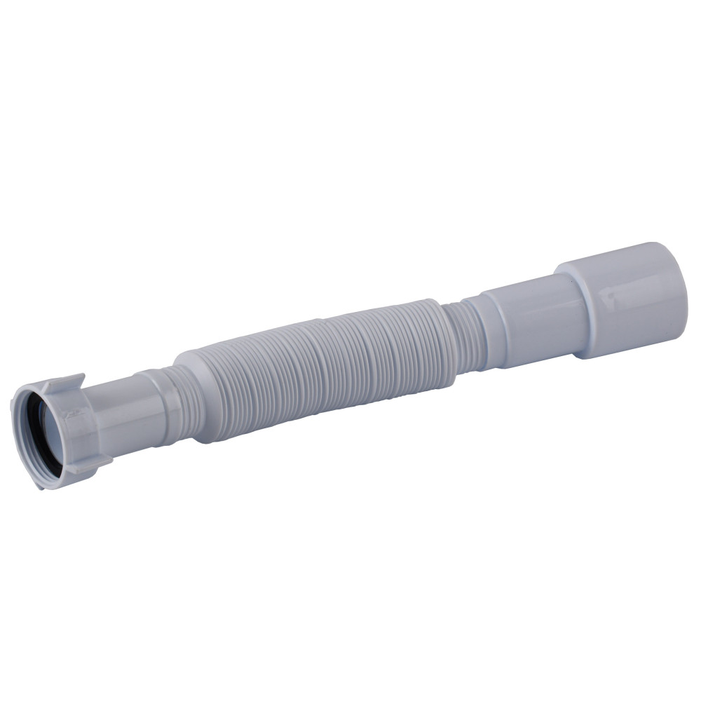 Гофротруба OPTIMUM з'єднувальна з накидною гайкою 1 1/4″*40/50 (310-650мм) OPTI 00025
