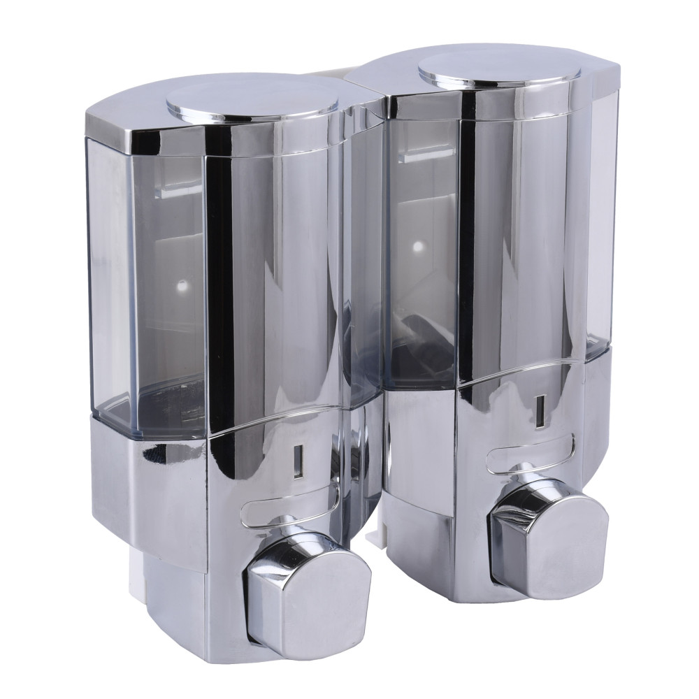 Дозатор рідкого мила подвійний  HOTEC HB 5302