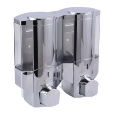 Дозатор рідкого мила подвійний  HOTEC HB 5302