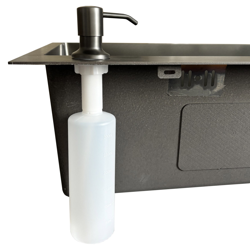 Мийка кухонна 3mm 680х450 Графіт 6845HG Mira