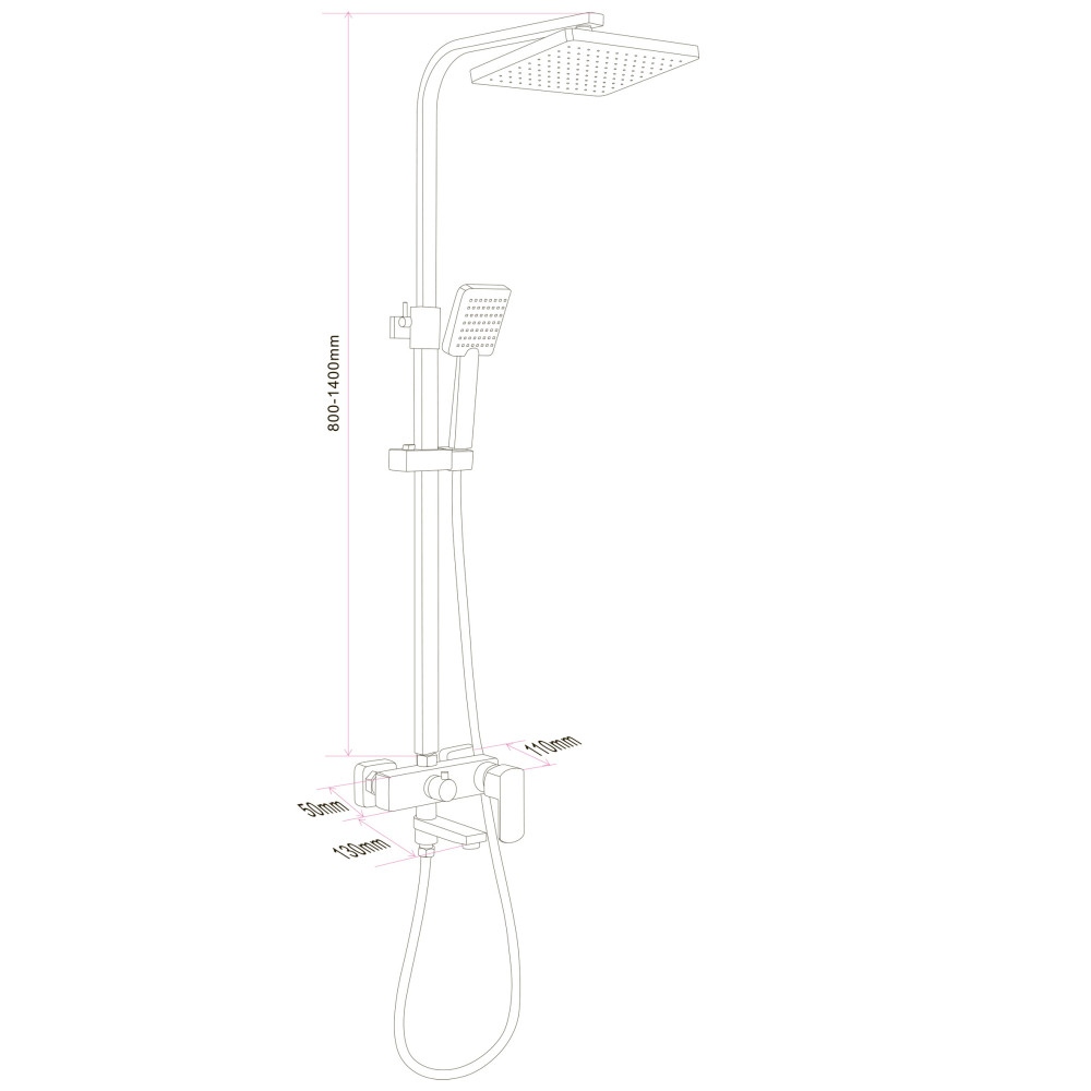 Душова система Globus Lux ALFA GLAL-1007