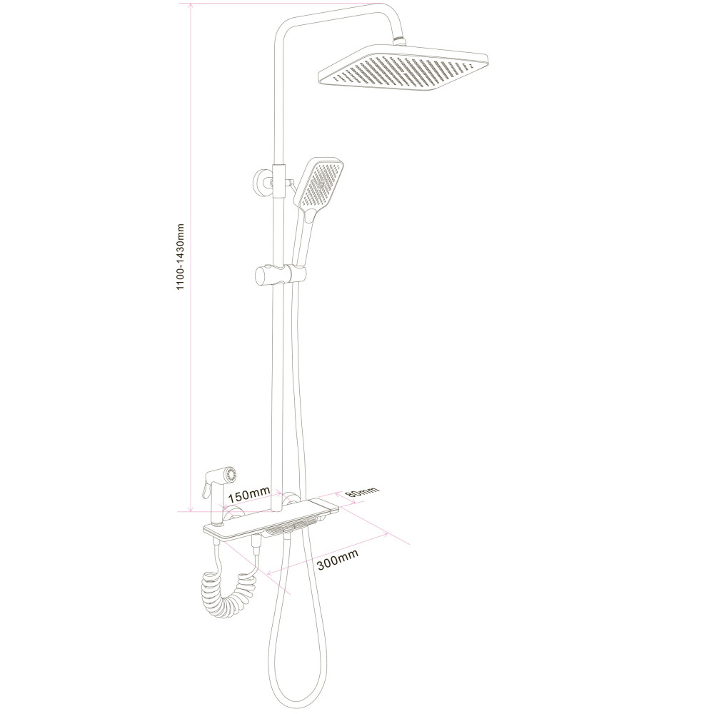 Душова система Globus Lux GAMMA  GLGM-3002