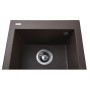 Гранітна мийка Globus Lux LAMA коричневий 410x500мм-А0006