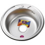 Мийка кухонна врiзна кругла 510х180 Decor MR 510 D Mira