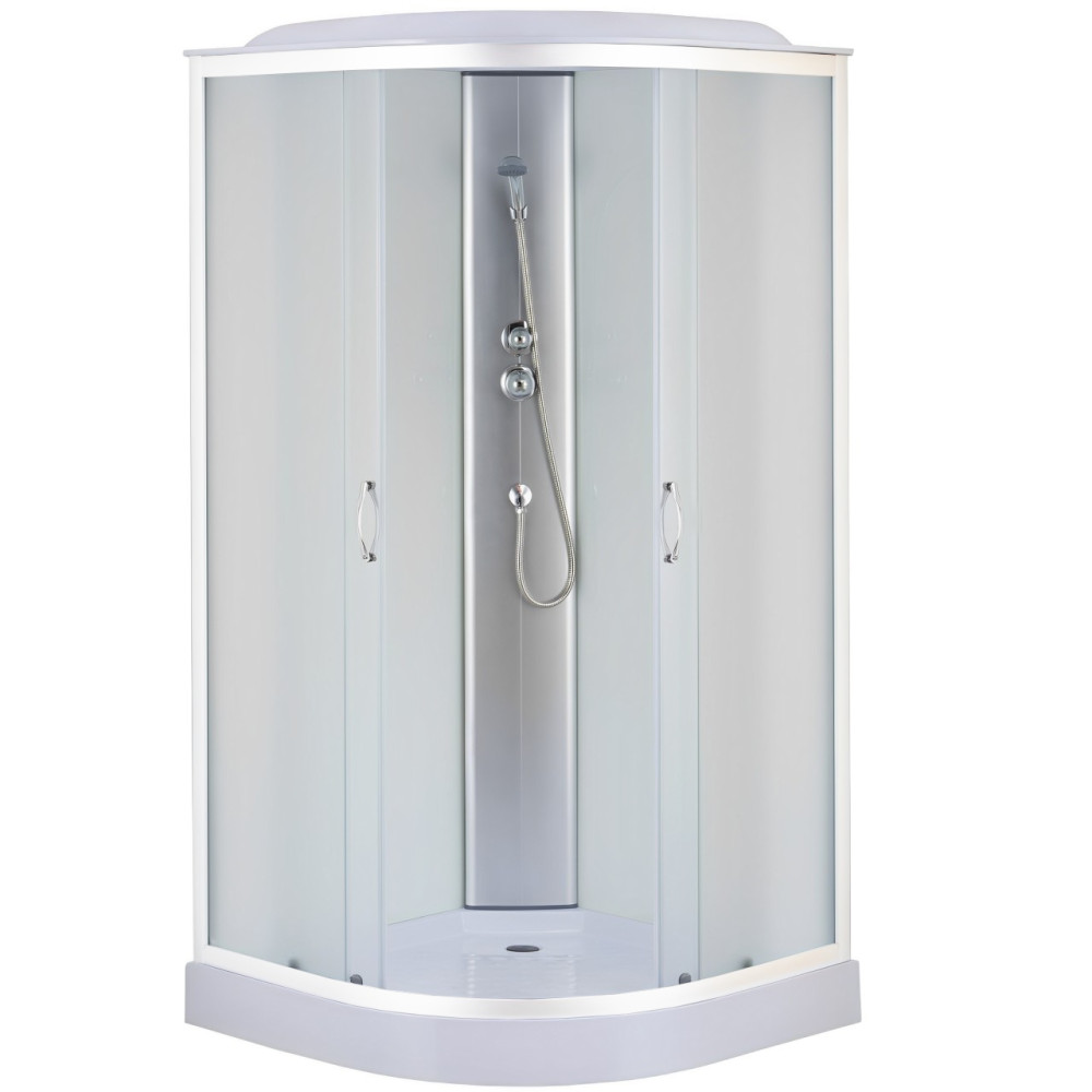 Душовий бокс півкруглий WISLOK L90FFW (L90W) BRAVO (3уп.)