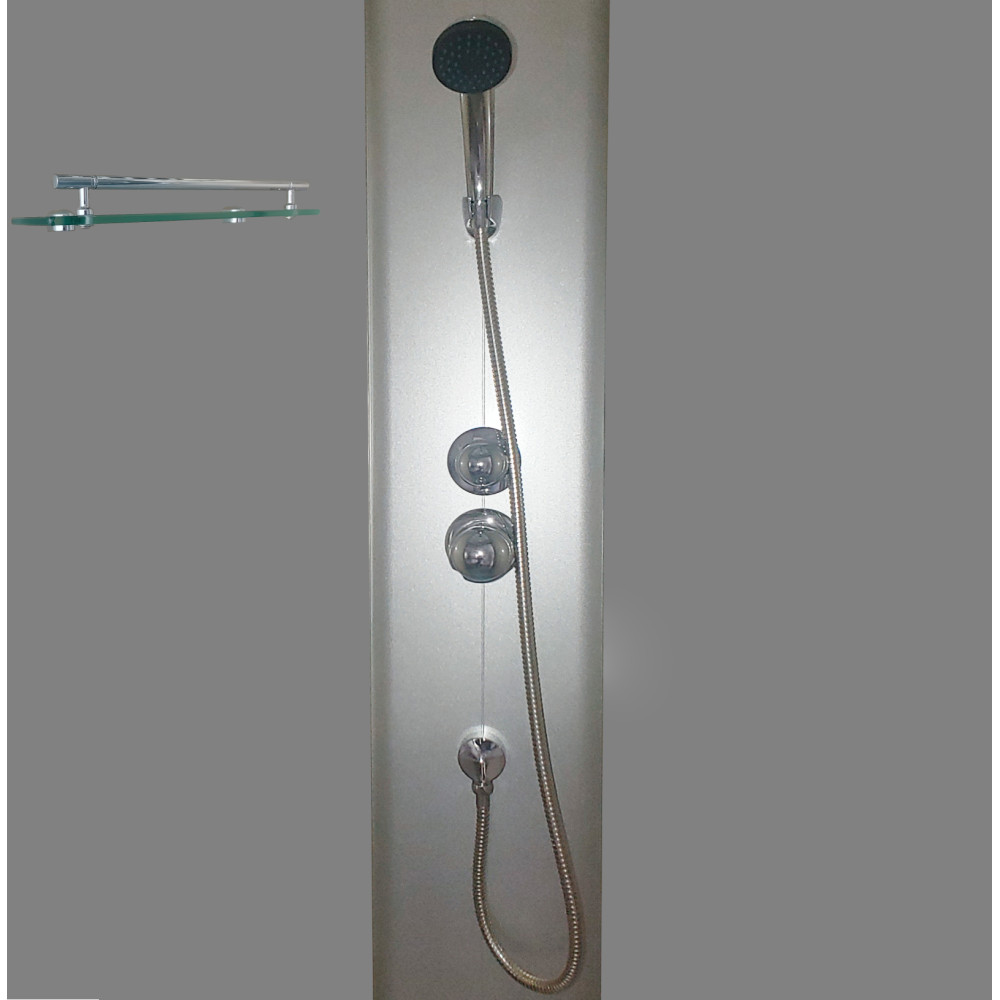 Душовий бокс півкруглий WISLOK L90FFW (L90W) BRAVO (3уп.)