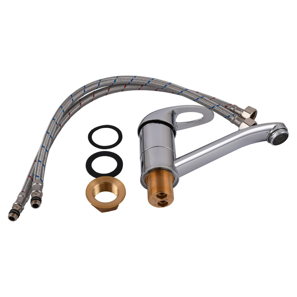 Змішувач для умивальника Globus Lux Sena GLS-203M