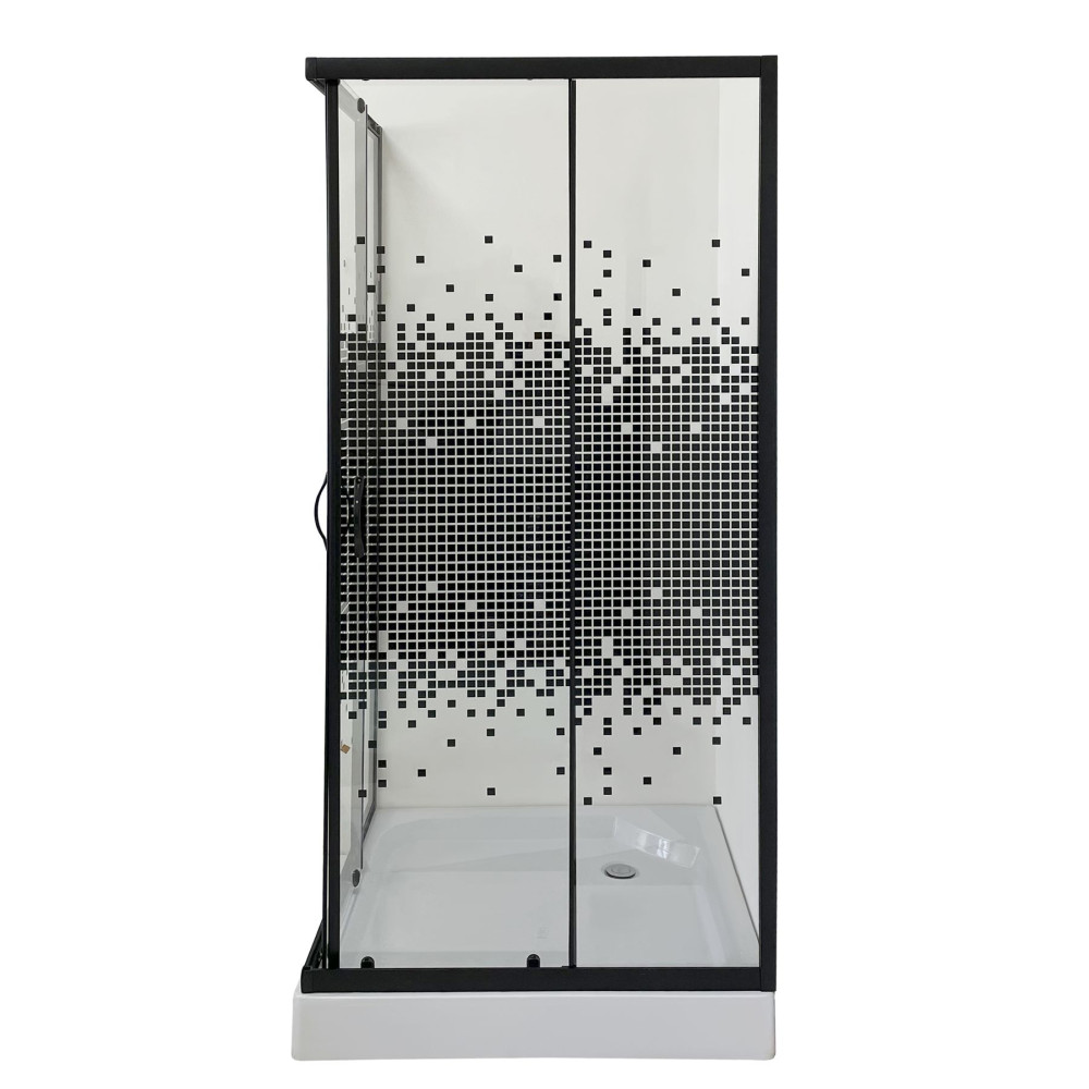 Душова кабіна квадратна NER L90TB.Mosaic (L90B.Mosaic) BRAVO (2уп.)