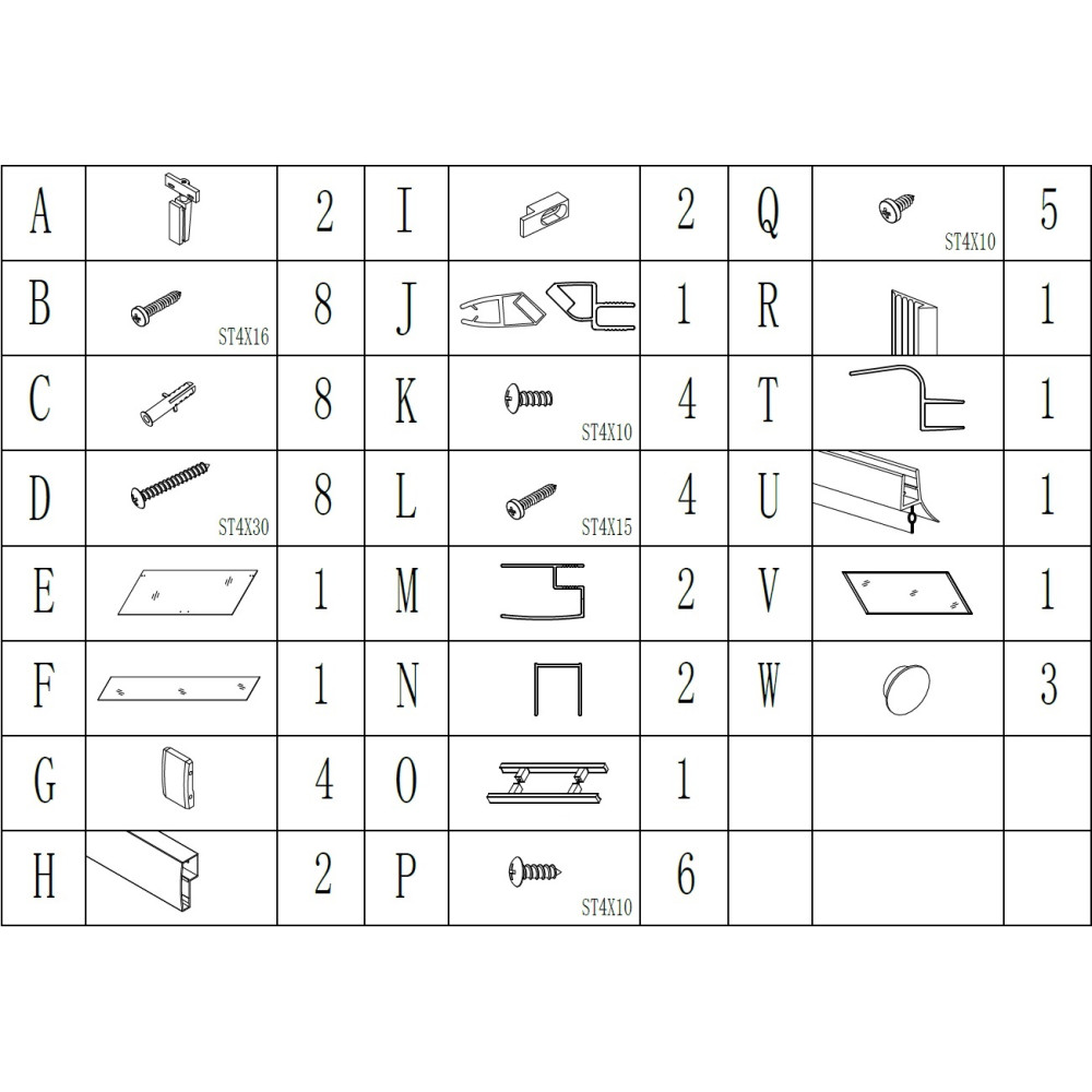 Душова кабіна квадратна без піддона MORAVA N90TB.Mosaic (N90B.Mosaic) BRAVO (1уп.)