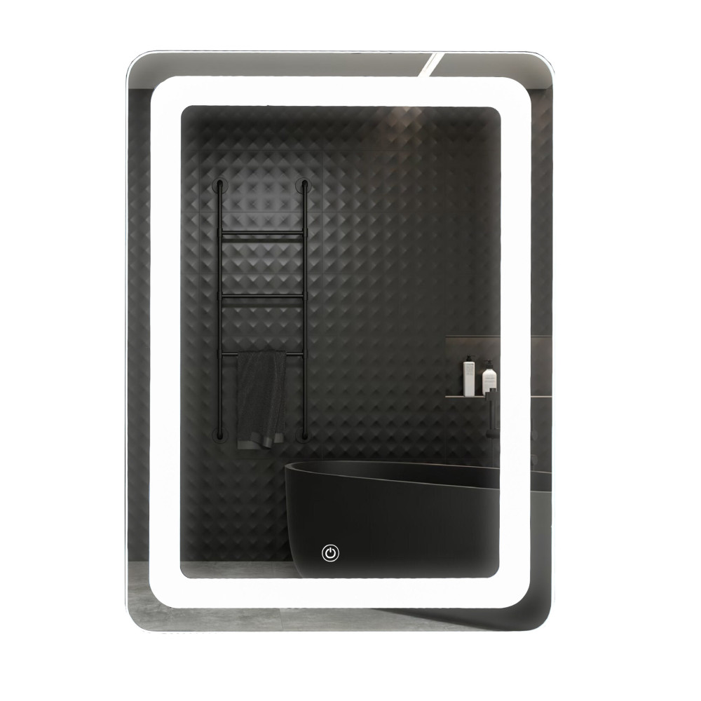 Дзеркало UNIO MRR-04 SQR-RA-S 600 x 800 mm LED FL з сенсором