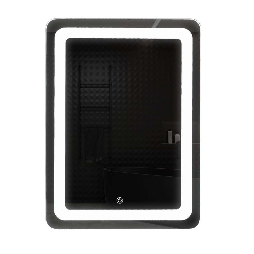 Дзеркало UNIO MRR-04 SQR-RA-S 600 x 800 mm LED FL з сенсором