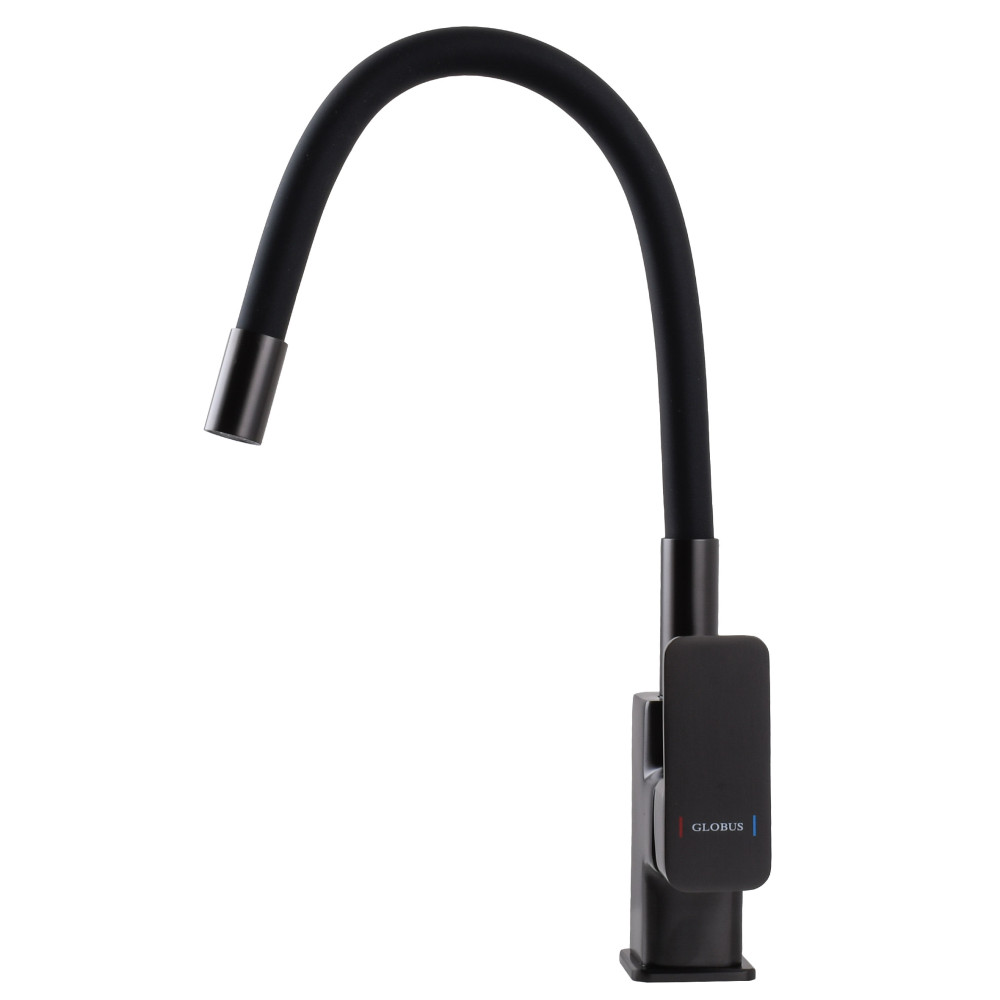 Змішувач для кухні Globus Lux Milano GLM-0203LR-11-GRAPHITE