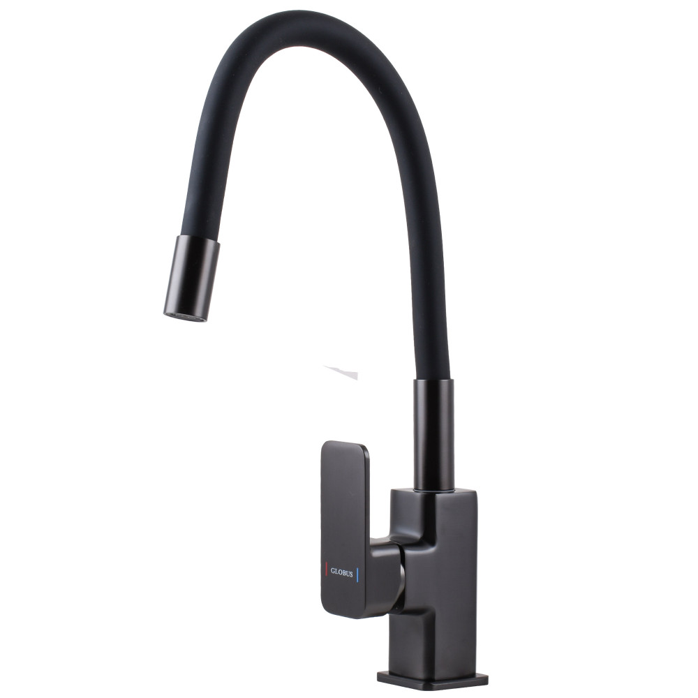 Змішувач для кухні Globus Lux Milano GLM-0203LR-11-GRAPHITE