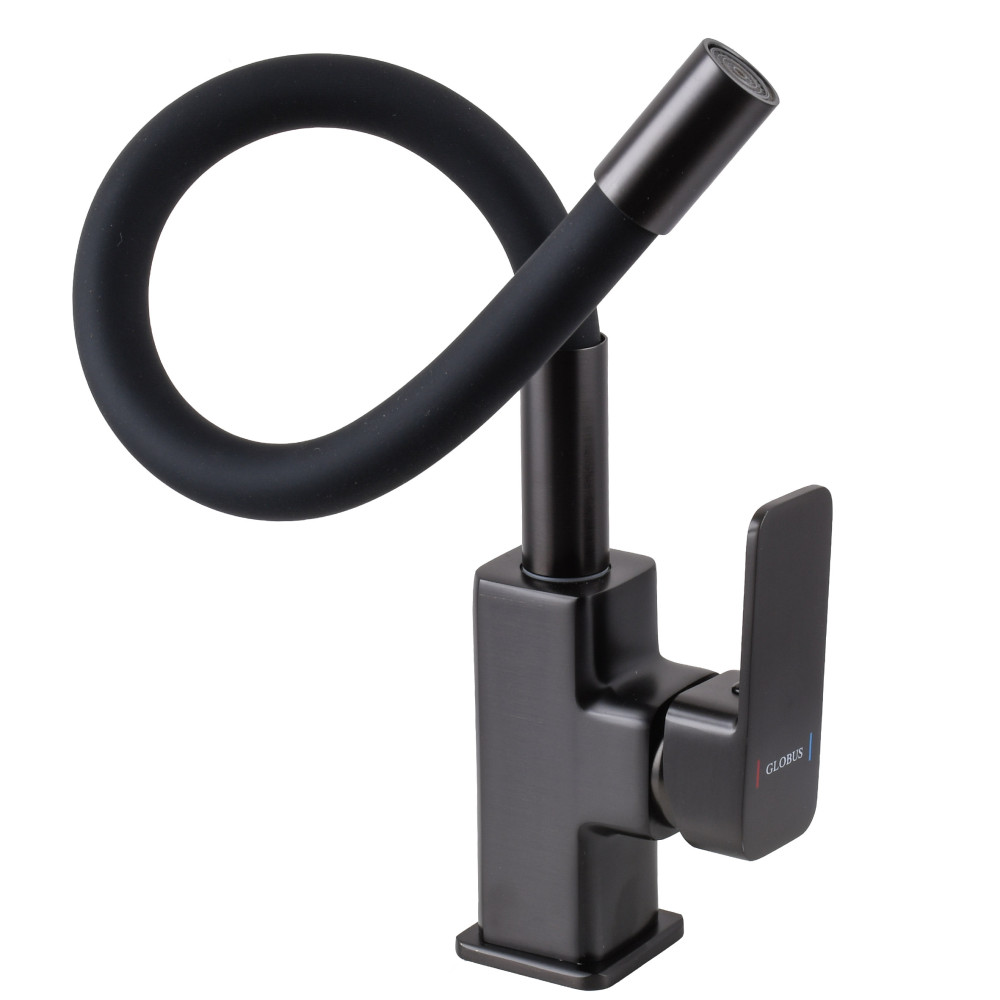 Змішувач для кухні Globus Lux Milano GLM-0203LR-11-GRAPHITE