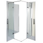 Душова кабіна квадратна без піддона від стіни WDA N90TC BRAVO (1уп.)
