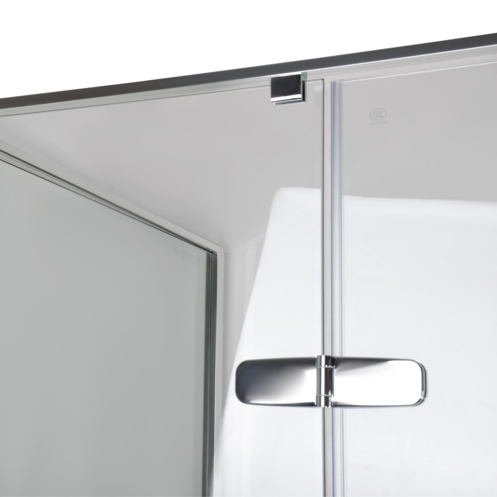 Душова кабіна квадратна без піддона від стіни WDA N90TC BRAVO (1уп.)