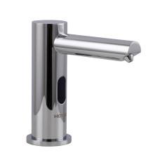 Дозатор рідкого мила сенсорний на умивальник HOTEC 13.515-DC/AC 220V/240V трансфор,,латунь,1000мл