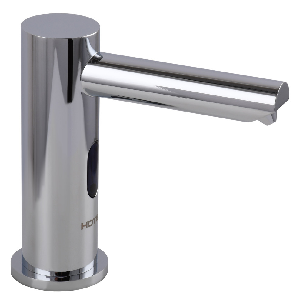 Дозатор рідкого мила сенсорний на умивальник HOTEC 13.515-DC/AC 220V/240V трансфор,,латунь,1000мл