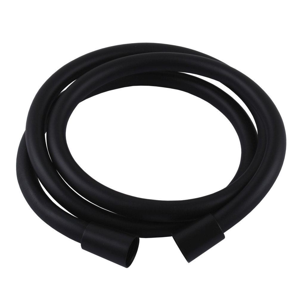 Шланг душовий Globus Lux ЗІП-112-BB-150 Чорний Сатин, силікон, посилений 150см,пакет