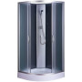 Душовий бокс півкруглий без даху SAN L90FFS NEW BRAVO (3уп.)