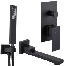 Змішувач для ванни вбудований TOPAZ ODISS TO 18202-200N-BL