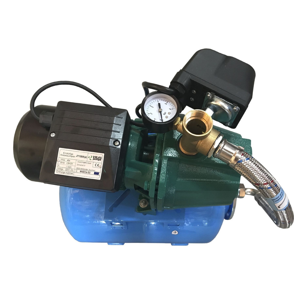 Насосна станція VOLKS pumpe  JY100A(a)-24 1,1кВт чавун короткий (складена) на  гребінці