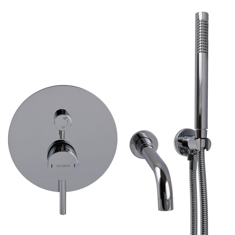 Змішувач для ванної вбудований Globus Lux LAZER Pro  GLPR-202-00-SMART