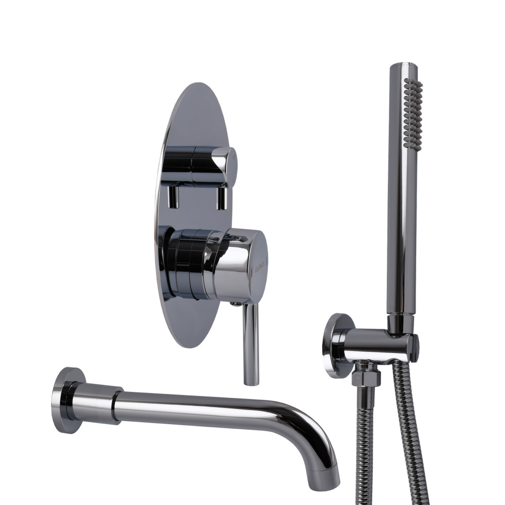 Змішувач для ванної вбудований Globus Lux LAZER Pro  GLPR-202-00-SMART